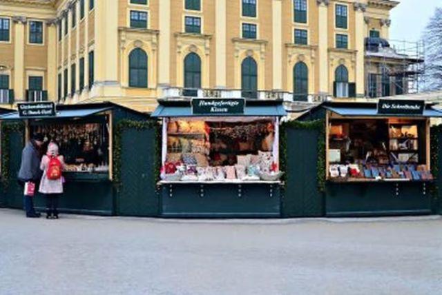 סיור בשוק חג המולד של ארמון שנברון כולל ארוחת ערב והופעה credit to getyourguide.com