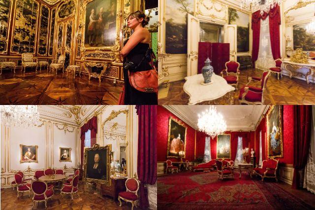 חדרי המשפחה הקיסרית בארמון שנברון credit to getyourguide.com