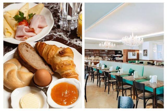 ארוחת בוקר במסעדה המפורסמת של ארמון שנברון Gerstner KuK Hofzuckerbäcker credit to getyourguide.com