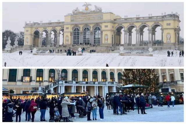 ארמון שנברון בחורף - טיפים והמלצות מבחינת מזג אוויר credit to getyourguide.com
