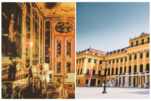 אולם ויוקסבורג (Vieux-Laque Room) בארמון שנברון credit to headout.com