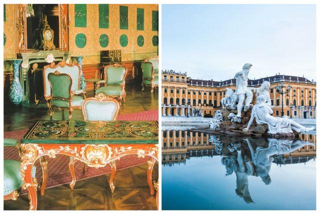 אולם הנשפים הכחול (Blue Chinese Salon – Blauer Chinesischer Salon) בארמון שנברון credit to headout.com