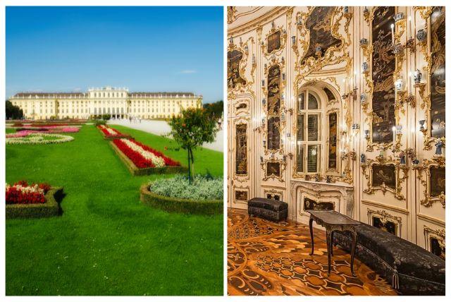 אולם הנשפים הכחול (Blue Chinese Salon – Blauer Chinesischer Salon) בארמון שנברון credit to headout.com