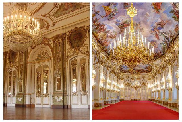 אולם המראות (Hall of Mirrors – Spiegelsaal) בארמון שנברון credit to getyourguide.com